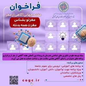 Read more about the article ستاد توسعه علوم و فناوری های شناختی ازاجرای برنامه های آگاهی بخشی سلامت مغز و شناخت درکشورحمایت می کند